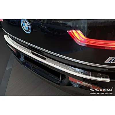 Afbeelding van Avisa RVS Achterbumperprotector passend voor BMW i3 (i01) Facelift 2017 &#039;Ribs&#039;