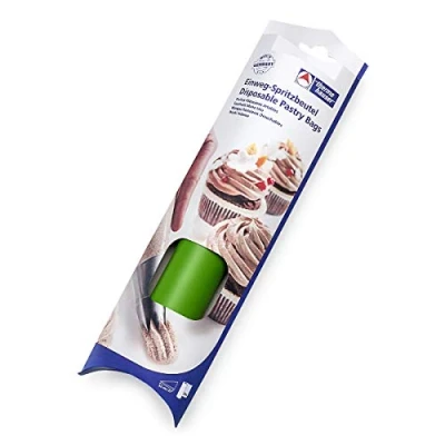 Afbeelding van thermohauser Wegwerp spuitzakken (kunststof PE), Maximum Grip groen, 26 stuks, 53,0 x 28,0 0,008 cm