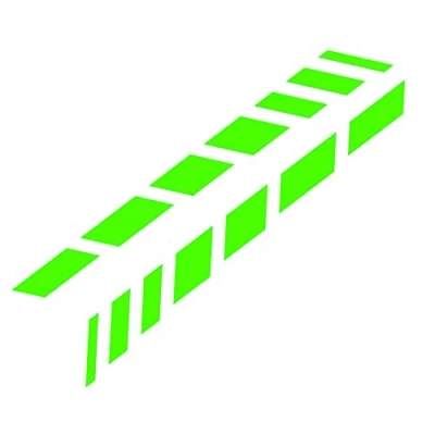 Afbeelding van Foliatec Cardesign Sticker Shades neon groen 77x9cm 2 stuks
