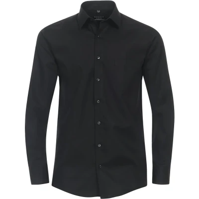 Afbeelding van Redmond Comfort FIT Langarm IN Verschiedenen Zakelijk overhemd, Heren, Maat: Large, Schwarz