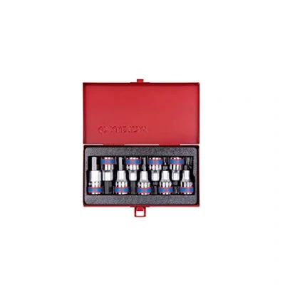 Afbeelding van king tony 4110PR Zeskantdopsleutelset, 9 delige set, 1/2 inch (12,7 mm)
