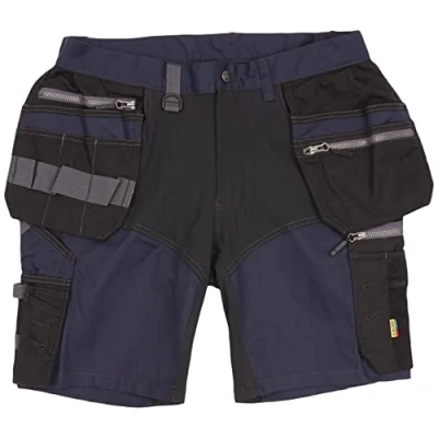 Afbeelding van Blaklader Short met stretch en spijkerzakken 1598 1343 Donker marineblauw/Zwart