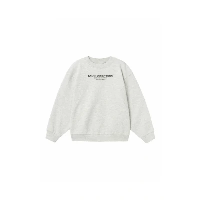 Afbeelding van Name it Sweater voor kinderen, Maat: 122/128, Light grey melange