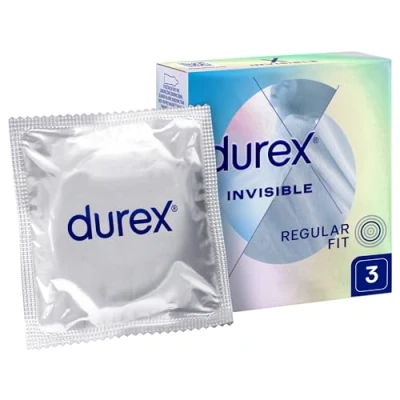 Afbeelding van Durex Onzichtbaar Extra Thin Sensitive, verpakking van 3 stuks