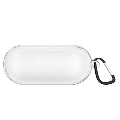 Afbeelding van GIOPUEY Transparante hoes compatibel met Sony WF C700N, ultradunne zachte hoes, slim fit, anti val, niet gemakkelijk vuil transparant