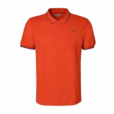 Afbeelding van Kappa heren T shirt ezio corporate man, Rood/Blauw, L