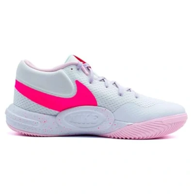 Afbeelding van Nike Performance Hyperquick SE Volleybalschoenen, Dames, Maat: 41, White/pink foam/violet mist/mint foam Textiel/ synthetisch