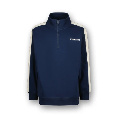 Afbeelding van Vingino sweater Naino donkerblauw/lichtblauw/wit