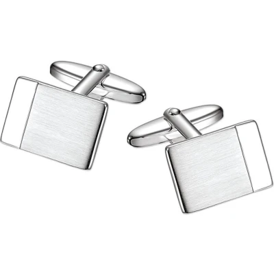Afbeelding van TFT Manchetknopen Poli/mat Zilver Mat Glanzend 12,0 mm x 17,5