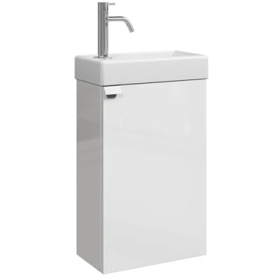 Afbeelding van Badplaats Toiletmeubel Apollo 40cm hoogglans wit