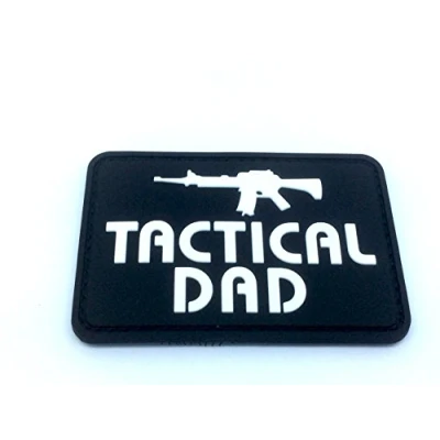 Afbeelding van Tactical Dad Nero Airsoft Paintball PVC Morale Patch Toppa