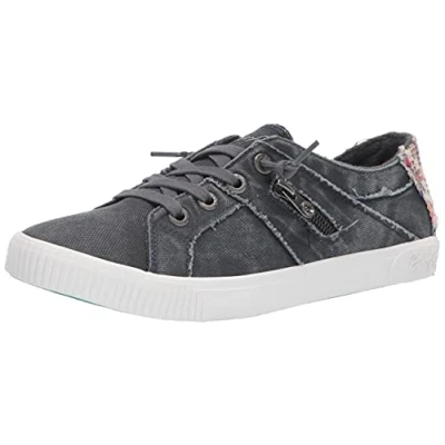 Afbeelding van Blowfish Malibu Fruit Sneaker voor dames, Woestijnijzer gerookt canvas, 39 EU