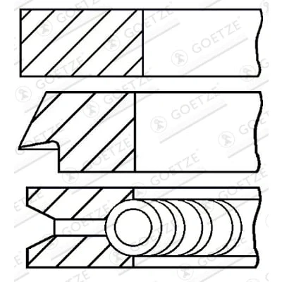 Afbeelding van Goetze Engine Zuigerveren 08 425307 00