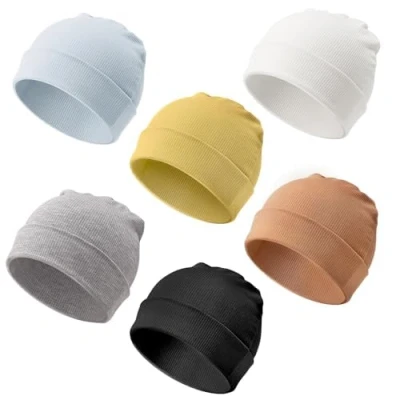 Afbeelding van DRESHOW Baby Beanie Pasgeboren Peuter Zachte Leuke Gebreide Muts Ziekenhuis Hoedjes voor 0 3 Maanden Jongens en Meisjes Zuigeling Cap Mutsen