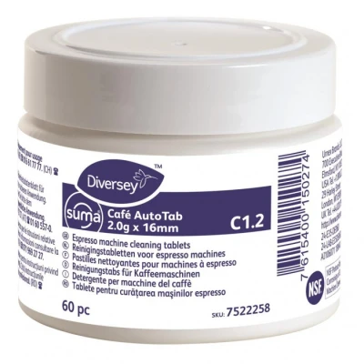 Afbeelding van Diversey Suma Cafe tabs C1.2 reinigingstablet 2x60stuks