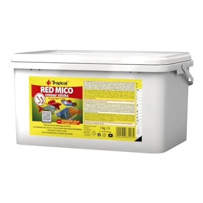 Afbeelding van Tropical Red Mico Colour Sticks gevriesdroogde bloedwormen, per stuk verpakt (1 x 3 l)