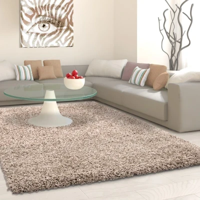 Afbeelding van Hoogpolig vloerkleed Life Beige 140x200cm Adana Carpets