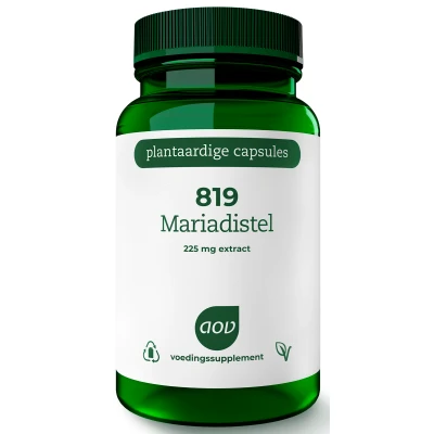 Afbeelding van AOV 819 Mariadistel 225mg extract (90 Capsules)