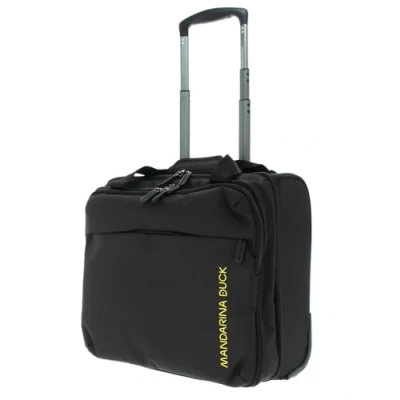 Afbeelding van Mandarina Duck Zephyr Rolling Tote, zwart, comoda borsa pilot a due ruote