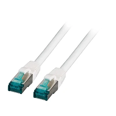 Afbeelding van EFB RJ45 patchkabel S/FTP, Cat.6A, LSZH, 0,15m, wit