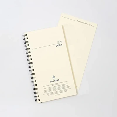 Afbeelding van Collins Elite 2024 Dagboek Pocket Week to View Planner Navulling Zakelijke en Organisator Januari tot December Wekelijks 1165R 24