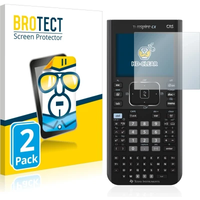 Afbeelding van BROTECT Screenprotector voor Texas Instruments Nspire CX CAS Folie Beschermfolie transparant (2 Stuks)