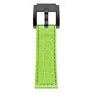 Afbeelding van TW Steel Marc Cobel armband, horlogeband, leer, met zwarte sluiting, 22 mm, topkwaliteit