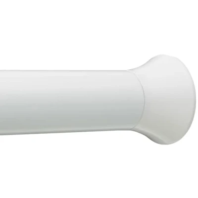 Afbeelding van Amazon Basics Telescopische douchegordijnstang om in te klemmen, 91 137 cm, wit