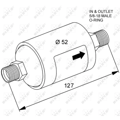 Afbeelding van NRF Airco droger/filter 33115