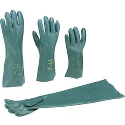 Afbeelding van Ekastu 381 636 Polyvinylchloride Chemicaliënhandschoen Maat (handschoen): 9, L EN 374 1:2017 03/Typ A, 5:2017 03, 388:2017 01, 420:2010 03 DIN