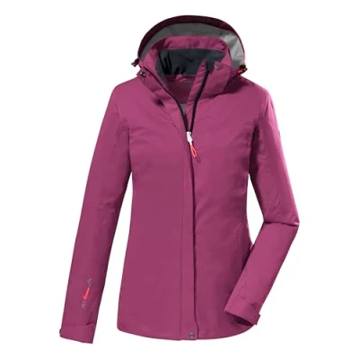 Afbeelding van killtec dames Functionele jas/buitenjas met afritsbare capuchon KOS 133 WMN JCKT, magenta, 36, 38383 000