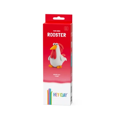 Afbeelding van Hey Clay Interactieve Boetseerklei Rooster (3 kleuren)