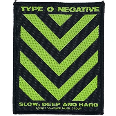 Afbeelding van Type O Negative Slow, Deep &amp; Hard Patch Zwart/Groen
