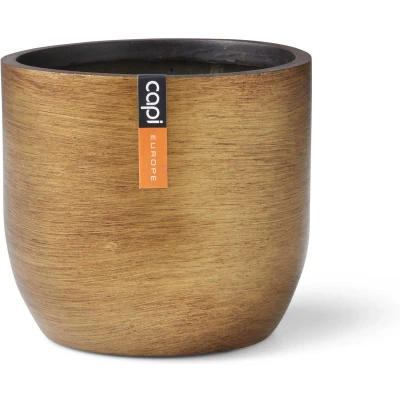 Afbeelding van Pot bol Retro 14x13 goud Capi Europe
