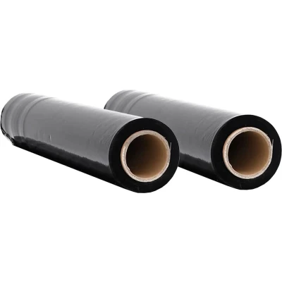 Afbeelding van vidaXL Stretchfilm 2 st 30 μm 50 cm x 300 m zwart