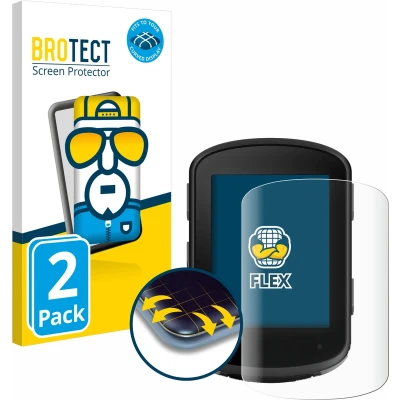 Afbeelding van BROTECT Screenprotector voor Garmin Edge 840 Solar Folie Beschermfolie transparant volledig dekking (2 Stuks)