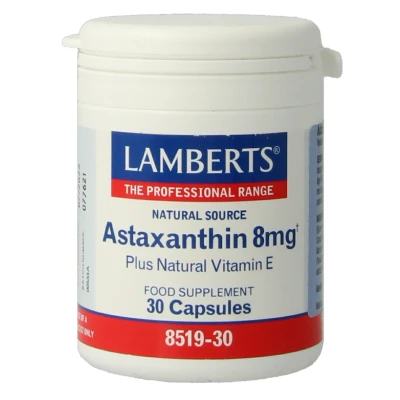 Afbeelding van Lamberts Astaxanthine 8mg 30ca