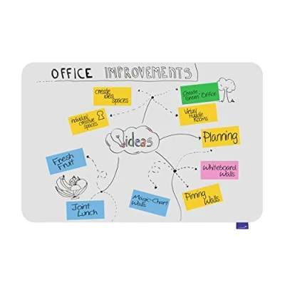 Afbeelding van Legamaster ESSENCE 7 107043 Whiteboard, modern design met afgeronde hoeken, geëmailleerd, 90 x 60 cm
