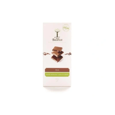 Afbeelding van Balance Luxury chocolate milk stevia (85 gr)