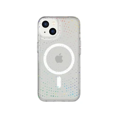 Afbeelding van tech21 iPhone 14 Evo Sparkle compatibel met MagSafe® glinsterend en krasbestendig telefoonhoesje 3,7 m bescherming tegen meerdere vallen
