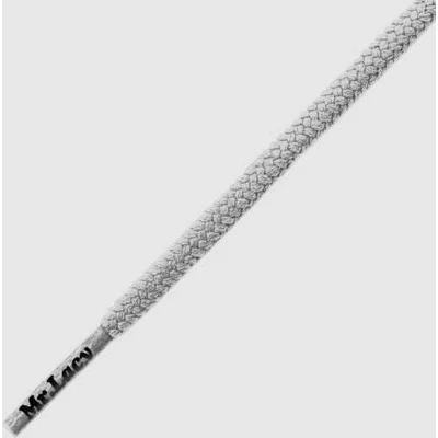 Afbeelding van Mr Lacy roundies grijs rond 130 cm lang 5 mm breed