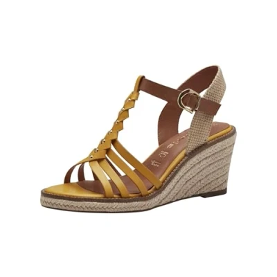 Afbeelding van Tamaris Espadrilles, Dames, Maat: 41, Sun Leer en textiel