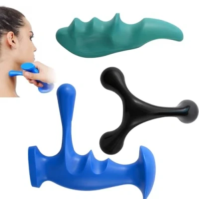 Afbeelding van Bangbobi massageset met triggerpoint pusher diep weefselmassageapparaat en accessoires voor rug, nek, armen, dijen kuiten