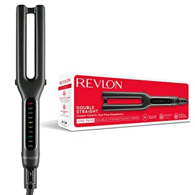 Afbeelding van Revlon RVST2204E One Step Double Straight Stijltang Koperen Keramische Dubbele Plaat