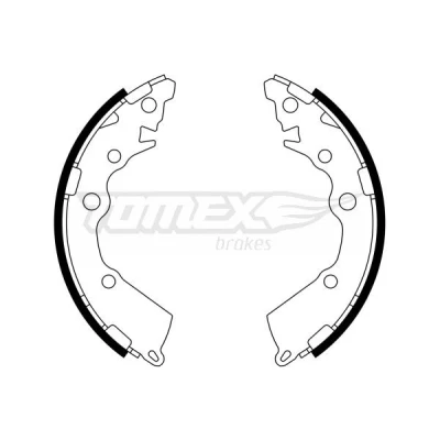 Afbeelding van TOMEX brakes TX 23 18 Remschoenen Achteras 180mm 27mm KIA: Picanto II (TA) 1.0, 1.0 Bi Fuel, 1.2, LPG 2011 2017