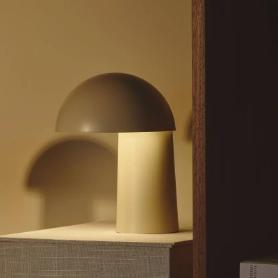 Afbeelding van DFTP by Nordlux LED oplaadbare tafellamp Faye Draagbaar, beige, dimbaar, USB