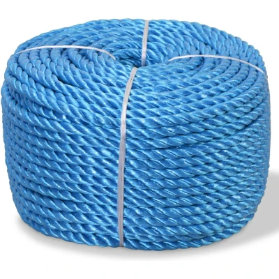 Afbeelding van Touw gedraaid 16 mm 100 m polypropyleen blauw