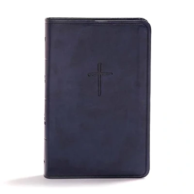 Afbeelding van CSB Compact Bible, Navy LeatherTouch, Value Edition