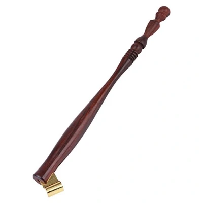 Afbeelding van Walfront Houten Engels Schuine Kalligrafie Dip Pen Penpunt Houder Antieke Vulpen Met Verwijderbare Metalen Flens Zwart