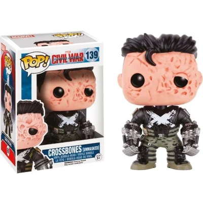 Afbeelding van Funko Pop! Civil War Crossbones Unmasked Verzamelfiguur